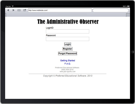About The Administrative Observer